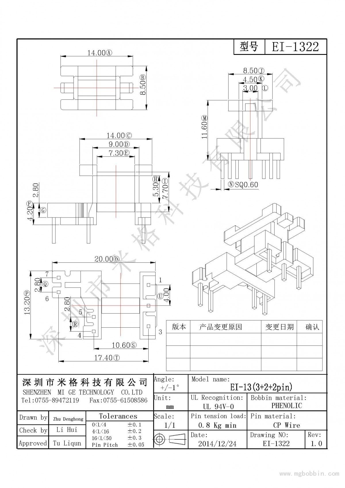 EI-1322-Model