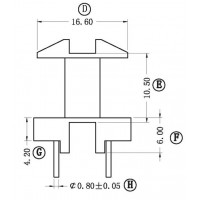HR-EI22-01/EI22立式(4+4PIN)