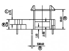 EE-1624-1/EE-16立式(5+2+2PIN)