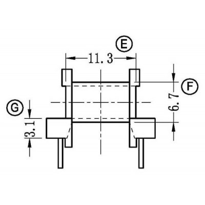 JS-1904C/EE19卧式(4+4PIN)