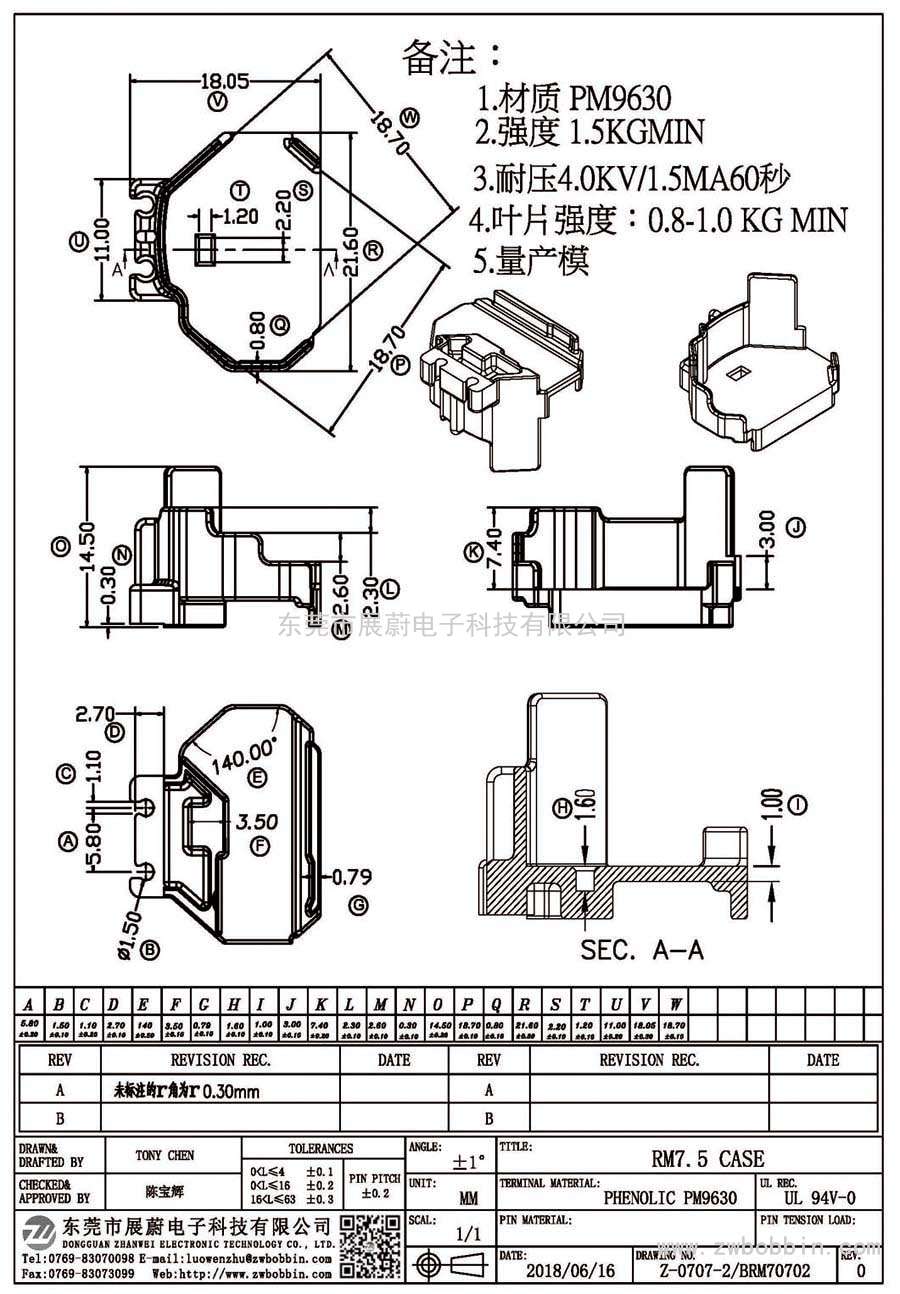 Z-0707-2/RM7.5 CASE