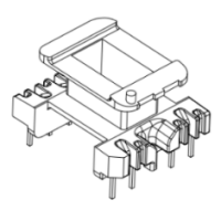 HXB-EE2517 EE25 EE2514加宽立式4+5针