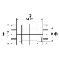 HXC-EPC1306-1 EPC13贴片卧式5+5针