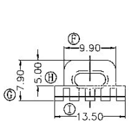 HXL-EPC13安规卧式4+2+2针