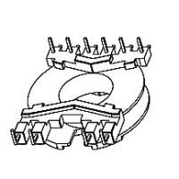 HXX-PQ3801-2 PQ38 PQ3813七字针L脚弯脚立式4+6针