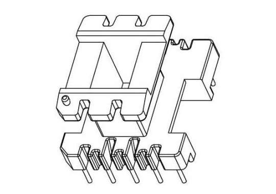 金达成-EI-2828 EI28立式(5+4PIN)针径Φ0.8脚距5.0排距23.4幅宽10.5